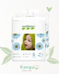 Pañales ecológicos Nateen etapa 2, libres de perfumes y cloro para el cuidado de la piel sensible.