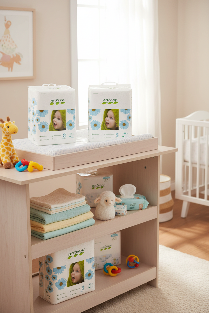 Pañal Nateen Premium - Etapa 2 Talla S (3-6 kg) (20 Unidades)