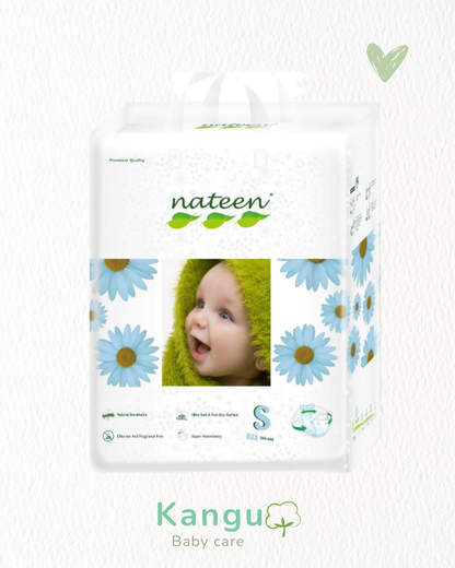 Combo Nateen Etapa 2 Talla S - 200 Pañales  +  320 Pañitos Húmedos