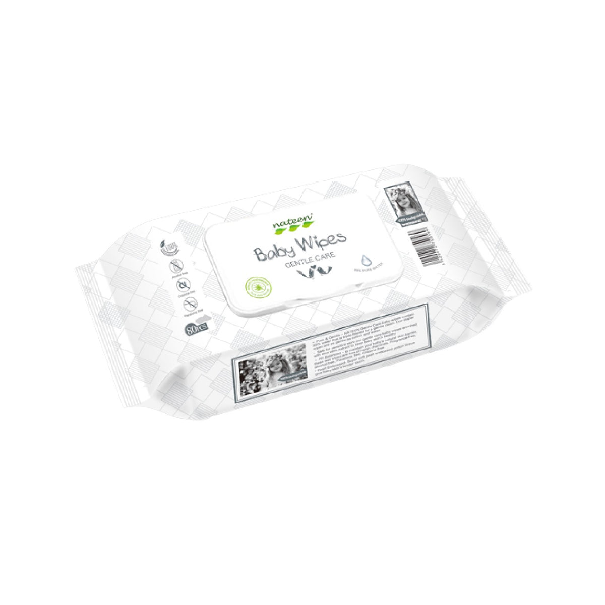 Combo Nateen Etapa 3 Talla M - 110 Pañales  +  160 Pañitos Húmedos