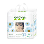 Pañales orgánicos etapa 5 Nateen, ajuste cómodo y materiales naturales para niños grandes.