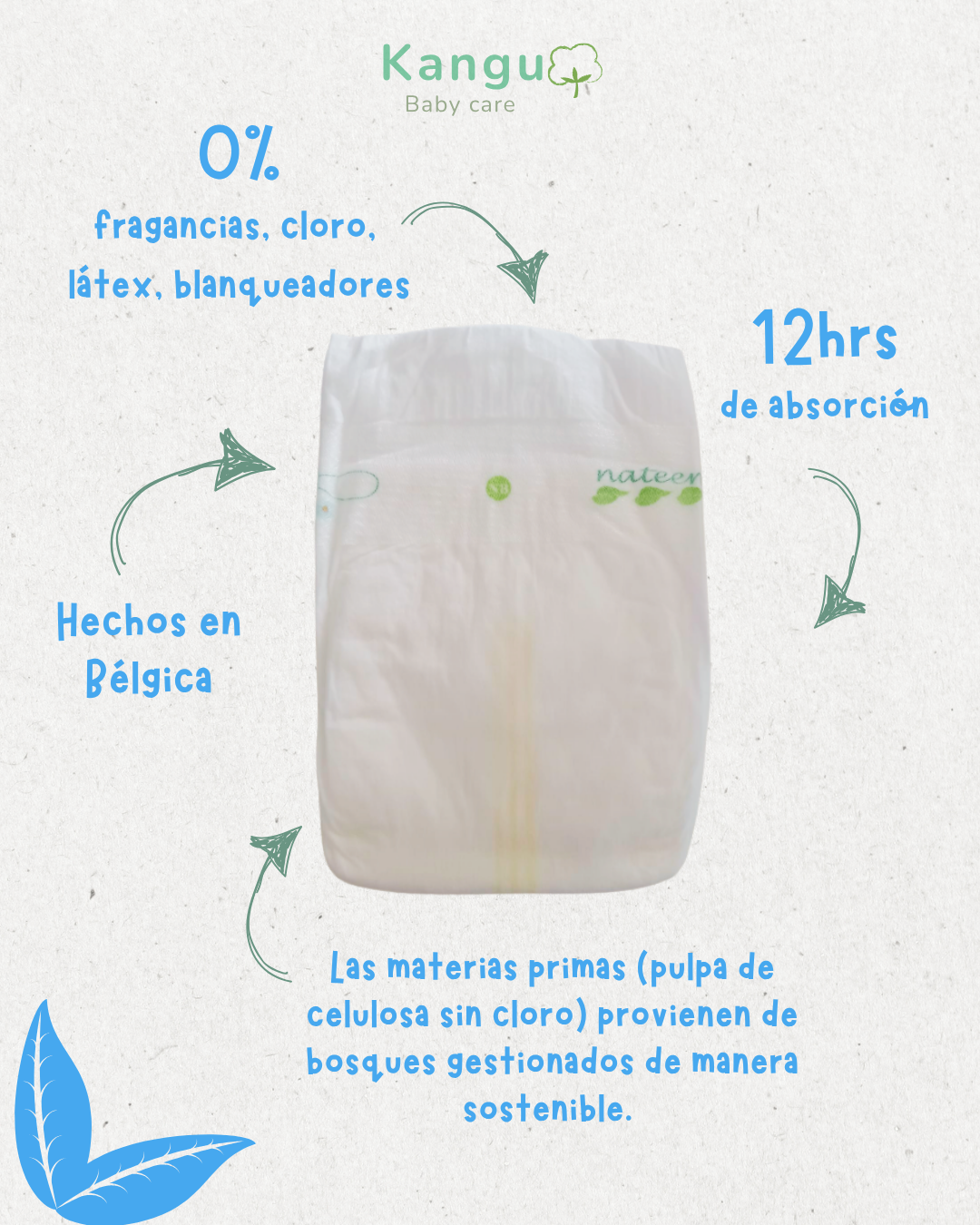 Pañales Desechables Nateen