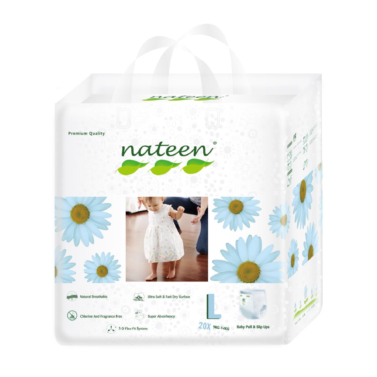 Pañal Nateen Pull Ups - Etapa 4 Talla L - 20 Unidades